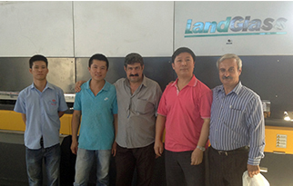 LD-A AirStream Flat Glass Tempering Furnace in Iraq